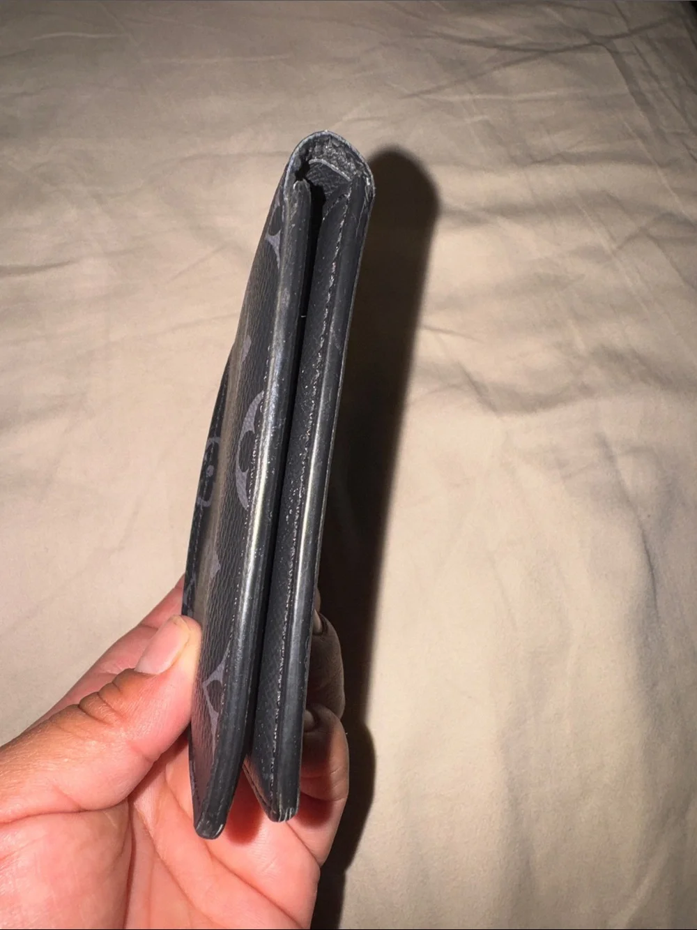 ✅Louis Vuitton Black Monogram Eclipse Canvas Billfold Wallet🛍️